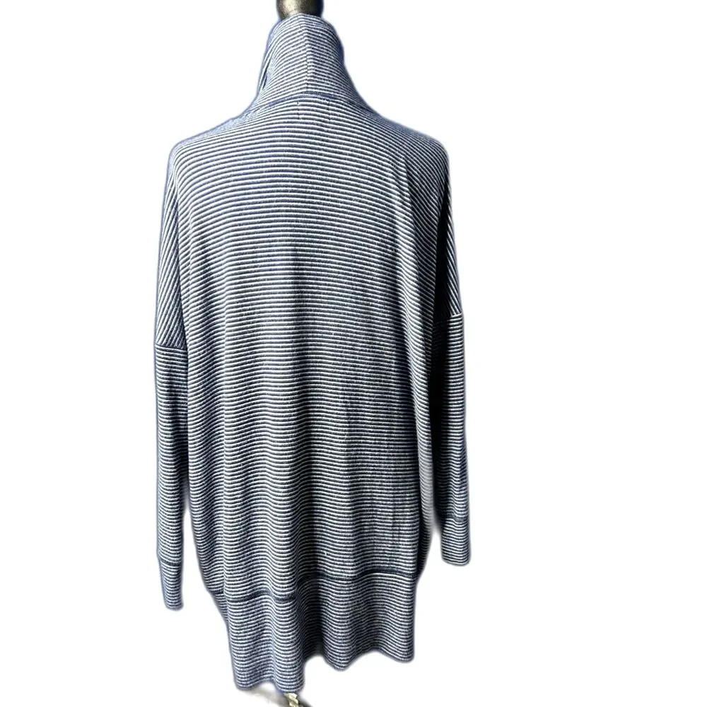 Sundry Womens Open Front Draped Cardigan Poncho Sweater Sz S Layering Relaxed